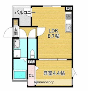 ピノコ【1階】の間取り