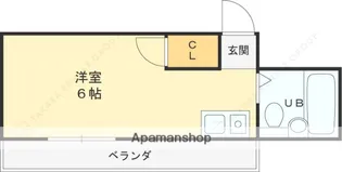 信和マンション【4階】の間取り