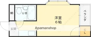 平ハツマンション【401号室】の間取り