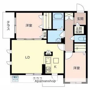 メイプルコート菅原【305号室】の間取り