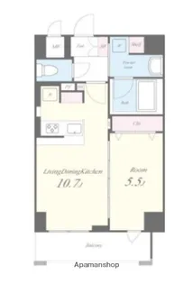 ハピネスガーデン新大阪【2階】の間取り