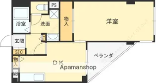 AXISアルテハイム淡路【505号室】の間取り