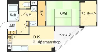 AXISアルテハイム淡路【4階】の間取り