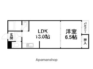 豊里グランドハイツ【205号室】の間取り