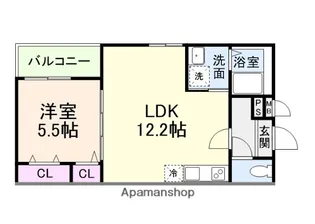 (仮称)フジパレス大桐二丁目【3階】の間取り