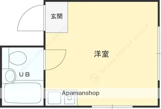 メゾン大道【101号室】の間取り