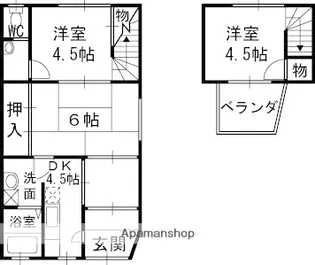 大阪府大阪市鶴見区放出東3丁目【一戸建】の間取り