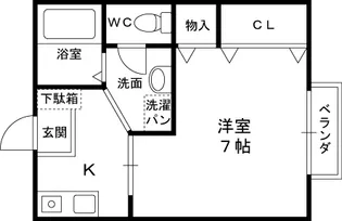 DACハウス’98【1階】の間取り