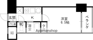 エステムコート新大阪Ⅶステーションプレミアム【1003号室】の間取り