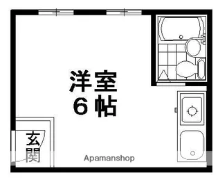 新大阪サンマンション2号館【4B号室】の間取り