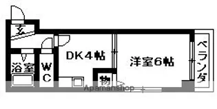 メゾンリュート【103号室】の間取り