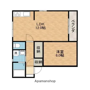 サニーコーポ【1階】の間取り