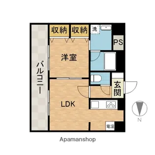 コルテ・ビラージュ【3階】の間取り