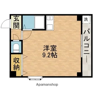 日東西中条ハイツ【4階】の間取り