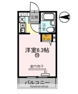 シャロームⅡ【3階】の間取り