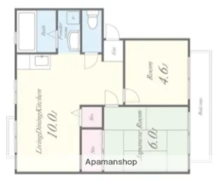 サンシティミシマ【2階】の間取り