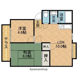 サンシティミシマ【2階】の間取り