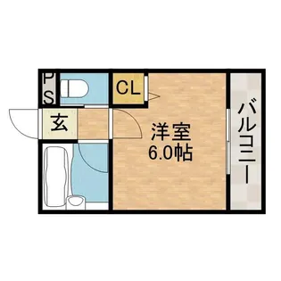 シャ・トリコロール千里丘東Ⅱ【3階】の間取り