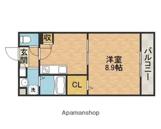 アムール プログレ【1階】の間取り