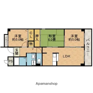 フォレストヒルズ【1階】の間取り