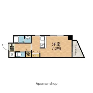 マンションクォーレ【2階】の間取り