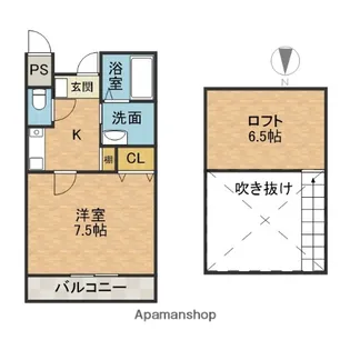 フェスティーボ茨木【2階】の間取り