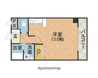 サンローゼ【3階】の間取り
