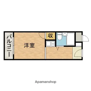 大池5番館【4階】の間取り