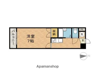 プランドール松本【7階】の間取り