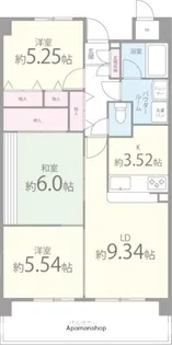 セリーゼ茨木【5階】の間取り