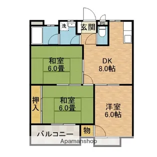 メゾン並木【3階】の間取り
