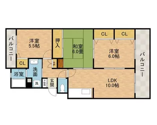 マンショングランドモナーク【4階】の間取り