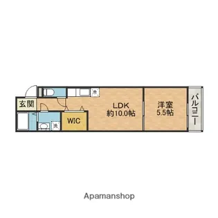 フジパレス茨木南【1階】の間取り
