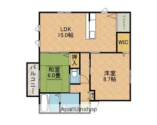 Breeze【1階】の間取り