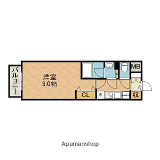 カサ・リベルテ【6階】の間取り