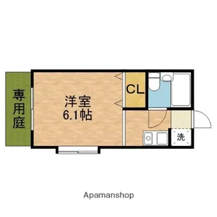 エステートピアニシケン【1階】の間取り