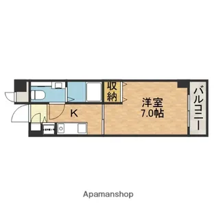 サンピラー茨木byK&I【2階】の間取り