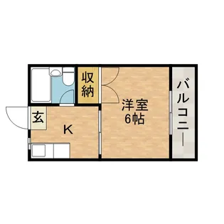 ピットイン稲葉【1階】の間取り