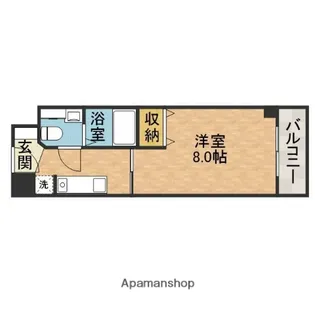 レフィナード【5階】の間取り