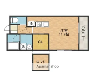 CASA DE VIOLA カサ デ ヴィオラ【2階】の間取り