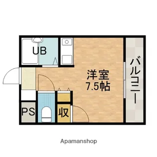 スカイマンションⅡ【3階】の間取り