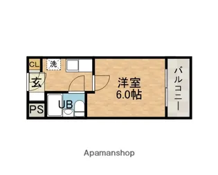 水尾ハイム【1階】の間取り