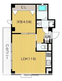 メティスク5【3階】の間取り