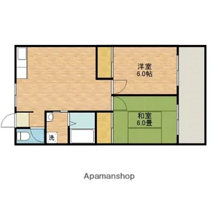 ヒルポイント春日丘A棟【3階】の間取り