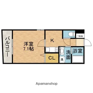 CARMEL【1階】の間取り