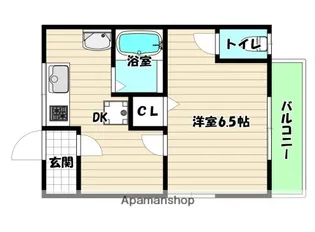 千里丘ハイツ【1階】の間取り