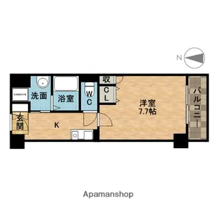 シャンピアコート茨木【2階】の間取り