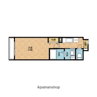 シャンピアコート茨木【9階】の間取り