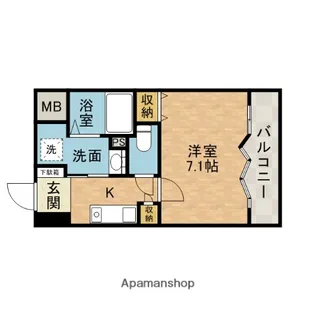 アーバンウェル茨木【9階】の間取り