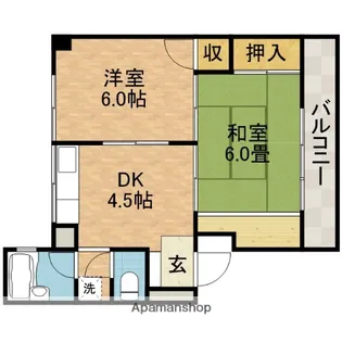 第一東雲マンション【1階】の間取り